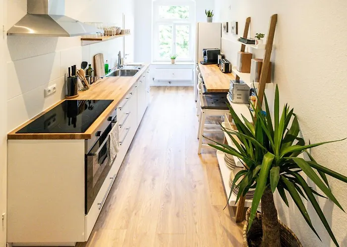 Apartment 7-raum-wohnung Uberm Park, 800m Zu Zentrum & Hbf Chemnitz